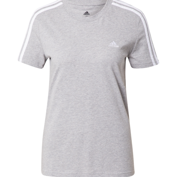 ADIDAS SPORTSWEAR Tricou funcțional 'Essentials'  gri / alb