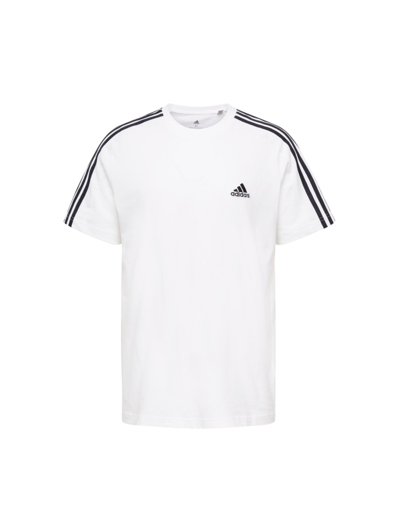 ADIDAS SPORTSWEAR Tricou funcțional 'Essentials'  negru / alb