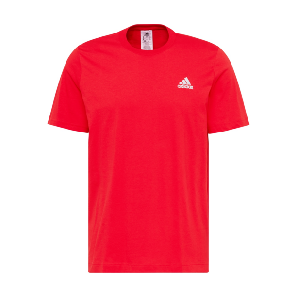 ADIDAS SPORTSWEAR Tricou funcțional 'Essentials'  roșu / alb