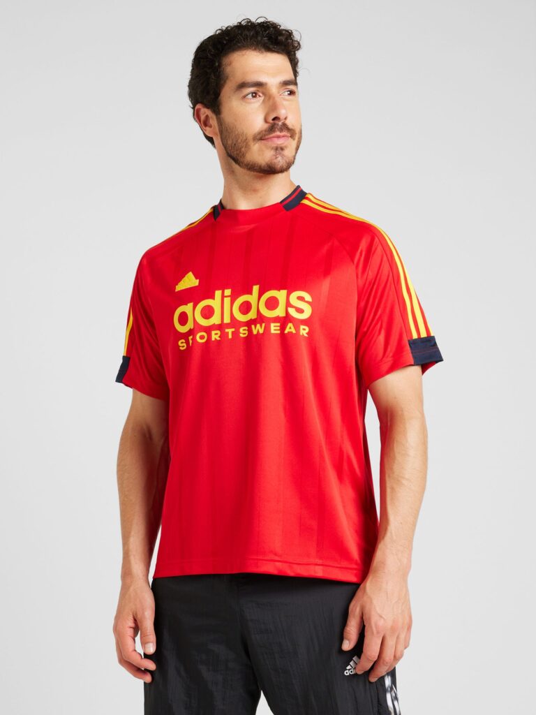 Cumpăra ADIDAS SPORTSWEAR Tricou funcțional 'TIRO'  galben / roșu / negru