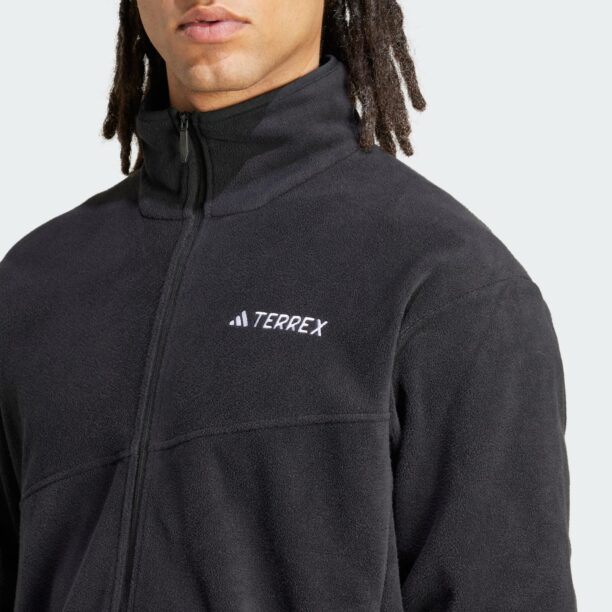 Preţ ADIDAS TERREX Jachetă  fleece funcțională  negru / alb