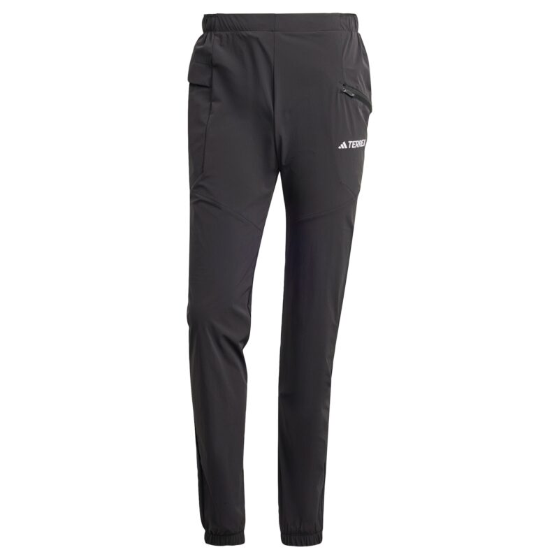 ADIDAS TERREX Pantaloni sport 'Terrex Xperior Light'  negru / alb