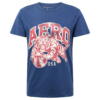 AÉROPOSTALE Tricou 'TIGERS'  bleumarin / roșu / alb