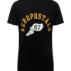 AÉROPOSTALE Tricou 'TRACK 87'  galben miere / negru / alb