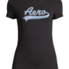 AÉROPOSTALE Tricou  albastru deschis / negru / alb