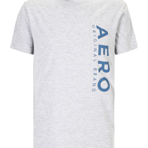 AÉROPOSTALE Tricou  albastru / gri amestecat