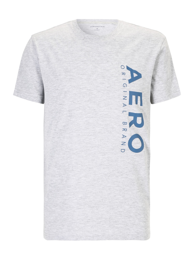 AÉROPOSTALE Tricou  albastru / gri amestecat