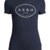 AÉROPOSTALE Tricou  bleumarin / argintiu / alb