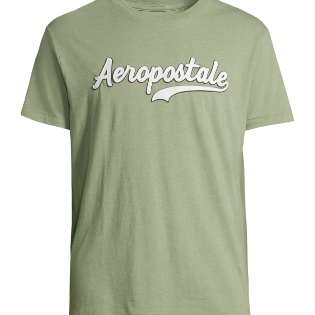 AÉROPOSTALE Tricou  kaki / negru / alb