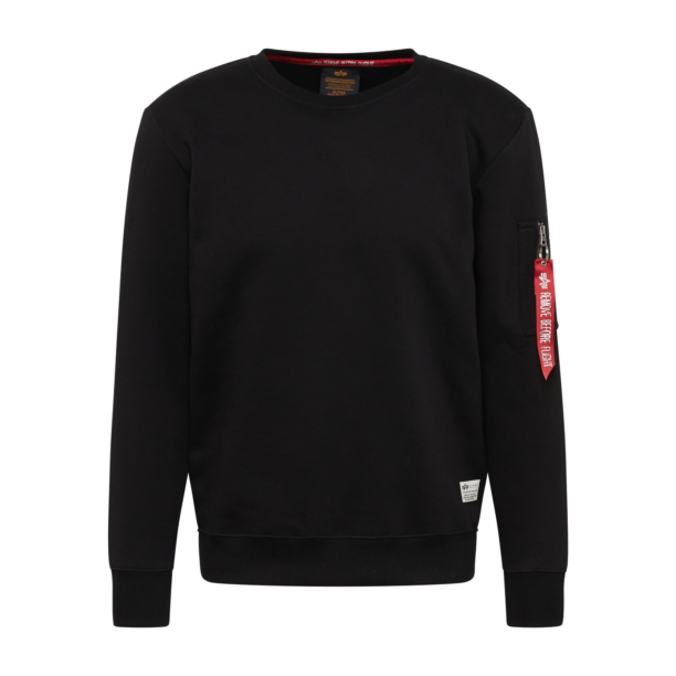 ALPHA INDUSTRIES Bluză de molton 'Dragon'  lila / roșu / negru / alb