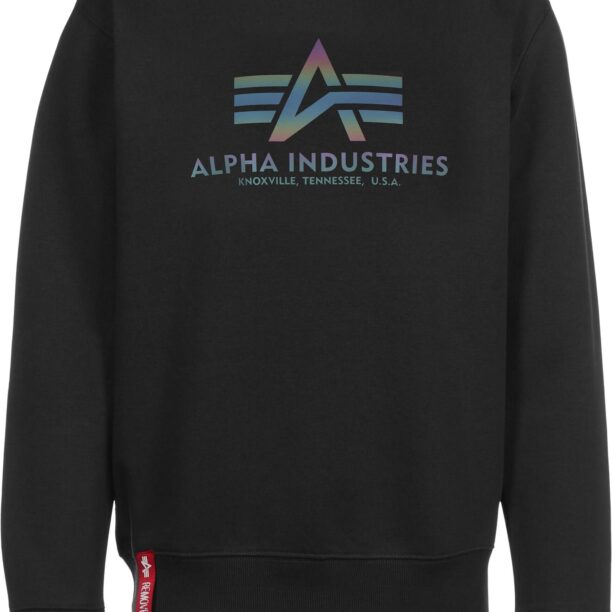 ALPHA INDUSTRIES Bluză de molton  albastru / verde / roz / negru