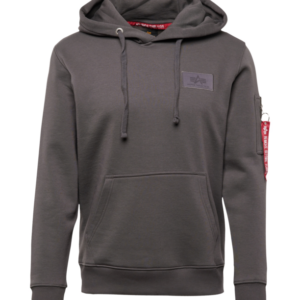 ALPHA INDUSTRIES Bluză de molton  gri închis