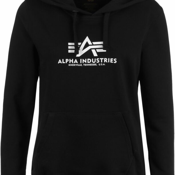 ALPHA INDUSTRIES Bluză de molton  roșu / negru / alb