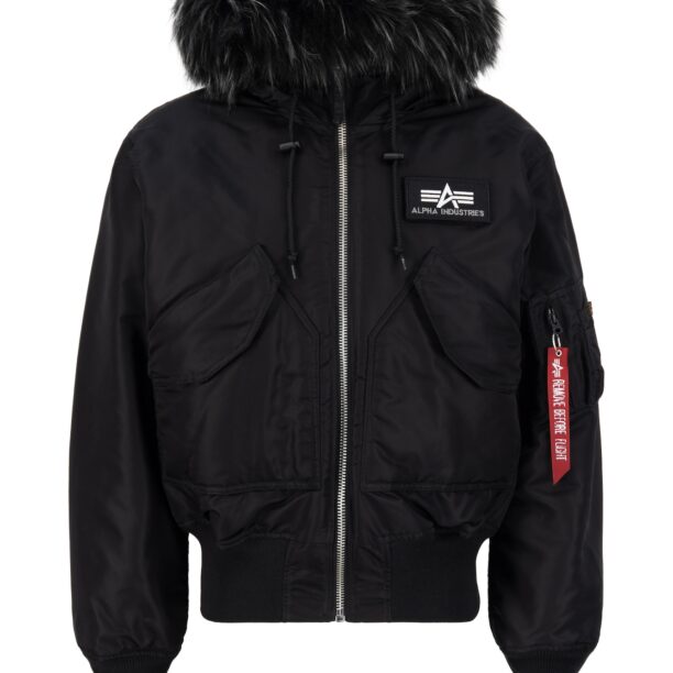 ALPHA INDUSTRIES Geacă de iarnă '45P'  roșu / negru / alb