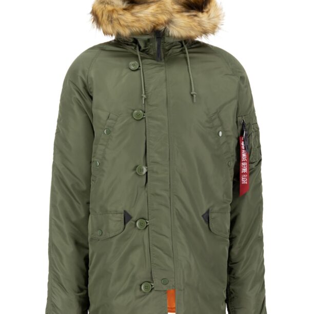 ALPHA INDUSTRIES Geacă de iarnă 'N3B VF 59'  oliv