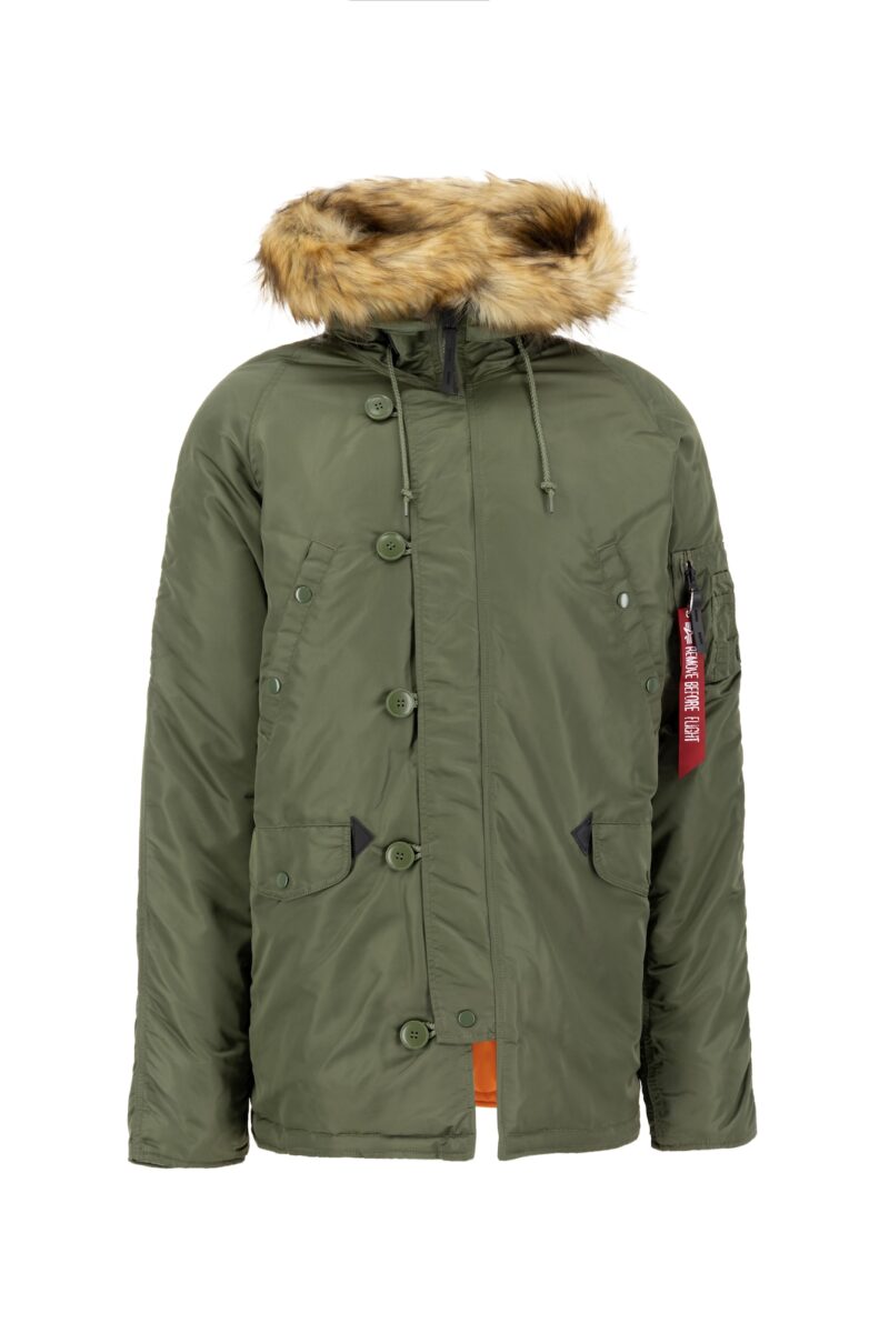 ALPHA INDUSTRIES Geacă de iarnă 'N3B VF 59'  oliv