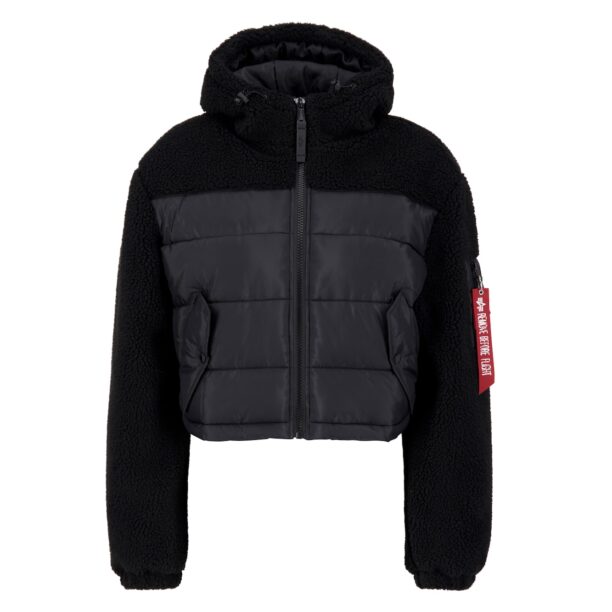 ALPHA INDUSTRIES Geacă de iarnă  gri metalic / roșu / negru / alb