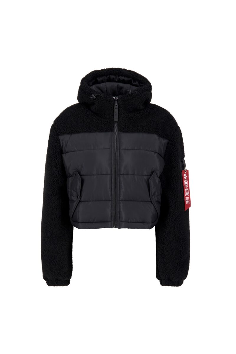 ALPHA INDUSTRIES Geacă de iarnă  gri metalic / roșu / negru / alb