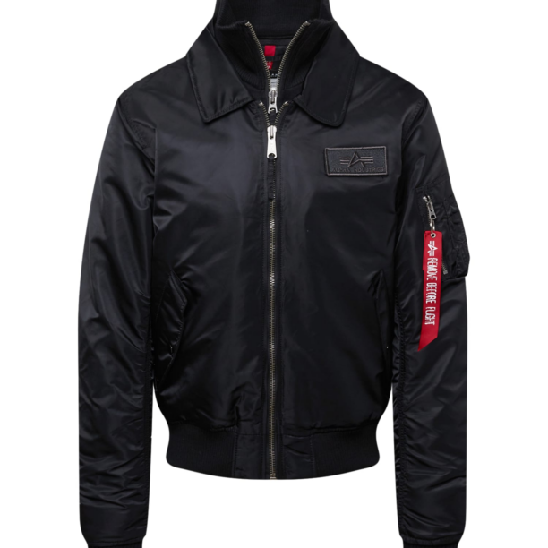 ALPHA INDUSTRIES Geacă de primăvară-toamnă 'CWU Jet Blast'  roșu / negru / alb