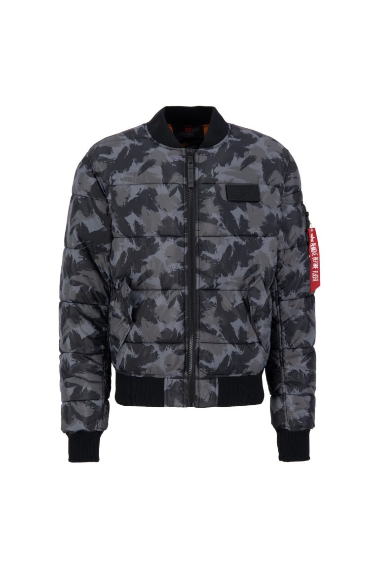 ALPHA INDUSTRIES Geacă de primăvară-toamnă 'Camo'  gri / gri metalic / gri bazalt