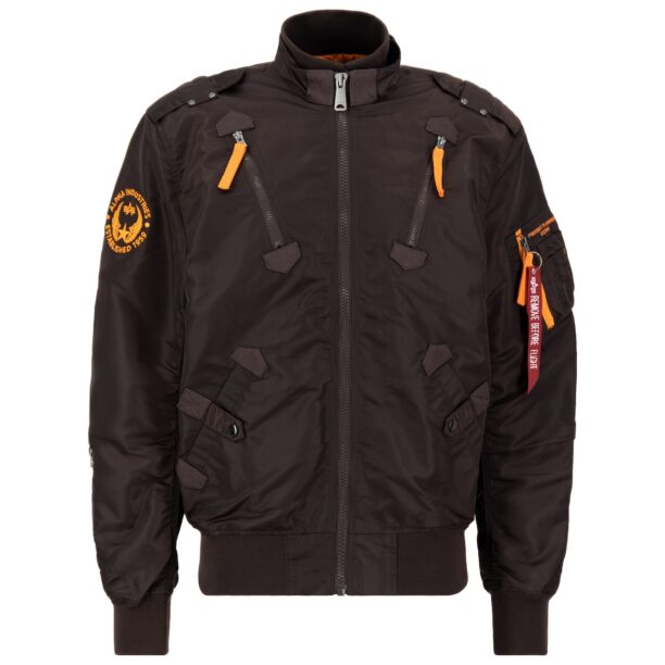 ALPHA INDUSTRIES Geacă de primăvară-toamnă 'Falcon II'  maro / portocaliu