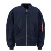 ALPHA INDUSTRIES Geacă de primăvară-toamnă 'MA-1 CS'  bleumarin / roșu / alb