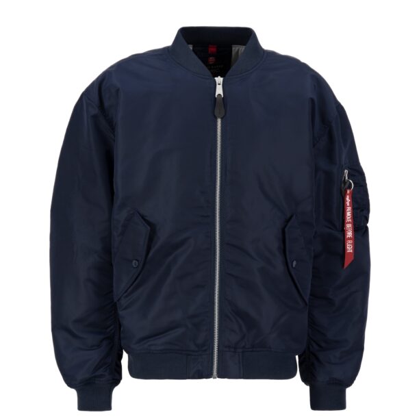 ALPHA INDUSTRIES Geacă de primăvară-toamnă 'MA-1 CS'  bleumarin / roșu / alb