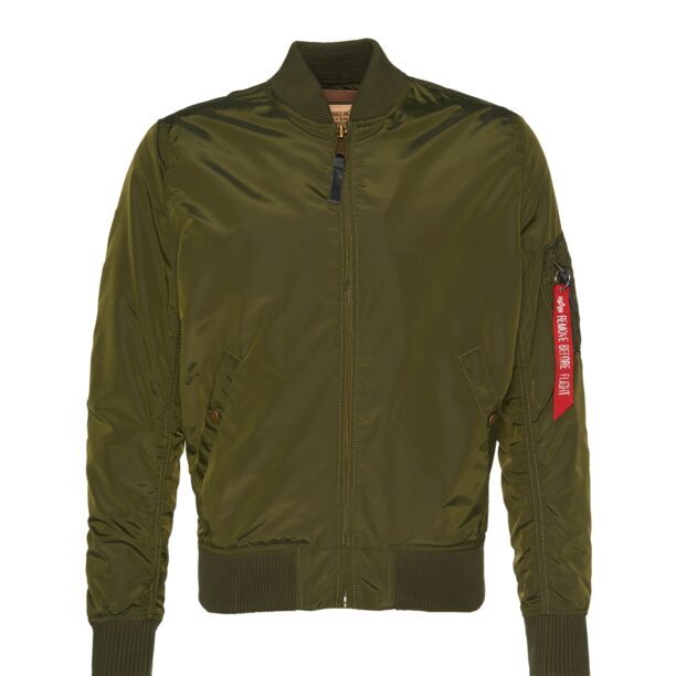 ALPHA INDUSTRIES Geacă de primăvară-toamnă 'MA-1 TT'  verde închis