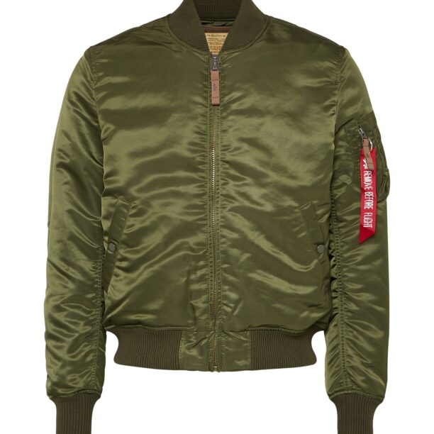 ALPHA INDUSTRIES Geacă de primăvară-toamnă 'MA-1 VF 59'  verde închis