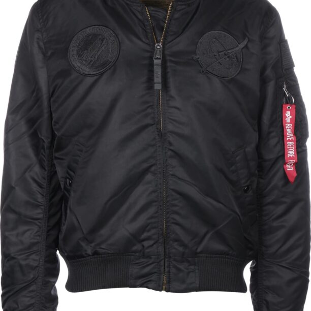 ALPHA INDUSTRIES Geacă de primăvară-toamnă 'Nasa'  negru