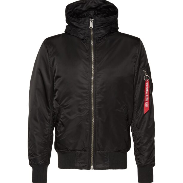 ALPHA INDUSTRIES Geacă de primăvară-toamnă  negru