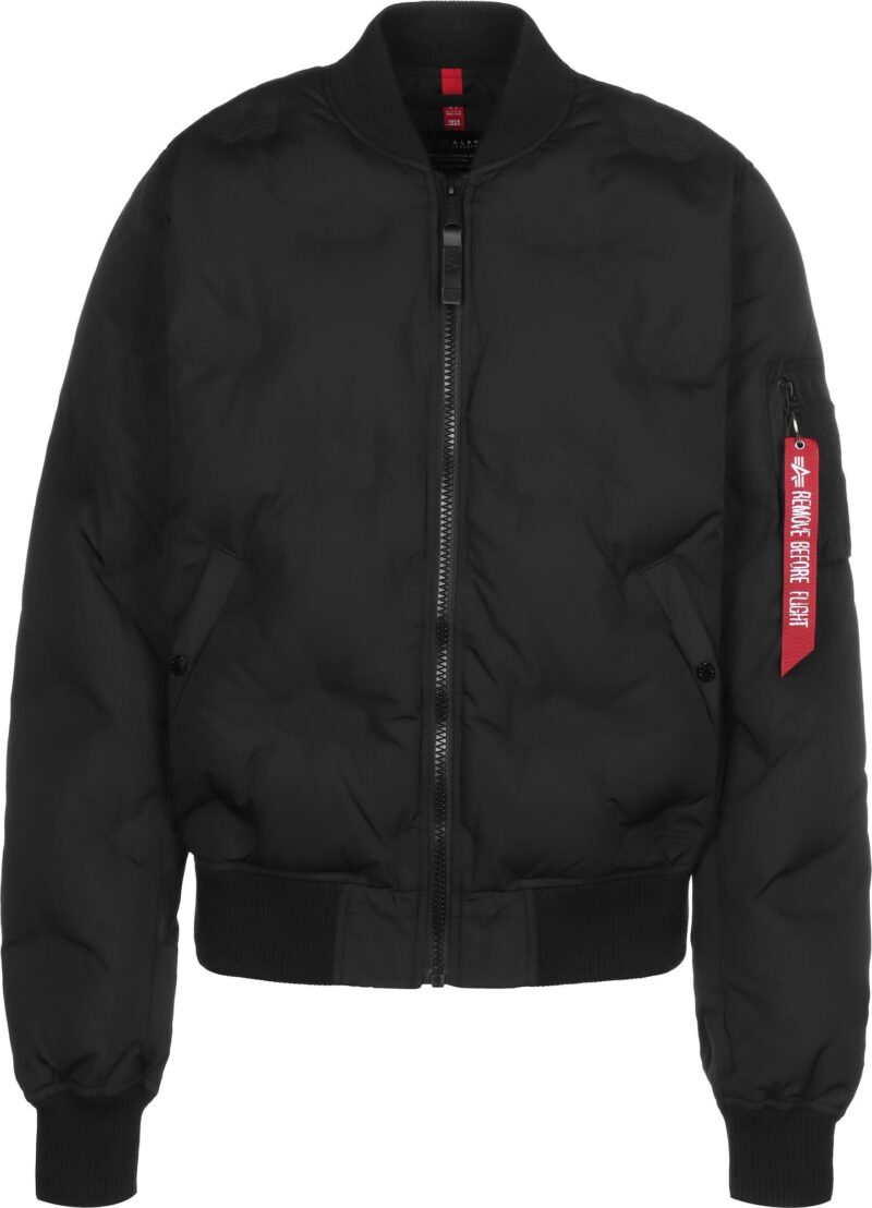 ALPHA INDUSTRIES Geacă de primăvară-toamnă  negru