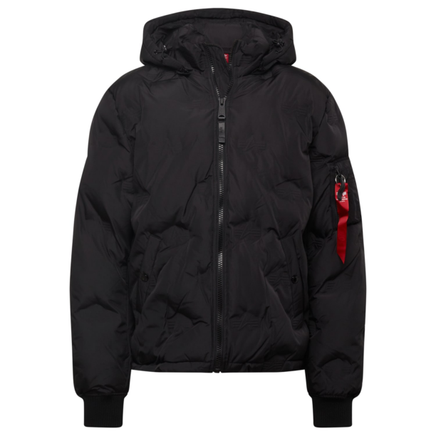 ALPHA INDUSTRIES Geacă de primăvară-toamnă  portocaliu / roșu / negru / alb