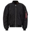 ALPHA INDUSTRIES Geacă de primăvară-toamnă  sângeriu / negru