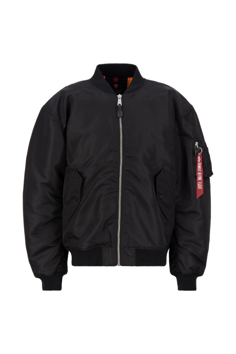 ALPHA INDUSTRIES Geacă de primăvară-toamnă  sângeriu / negru