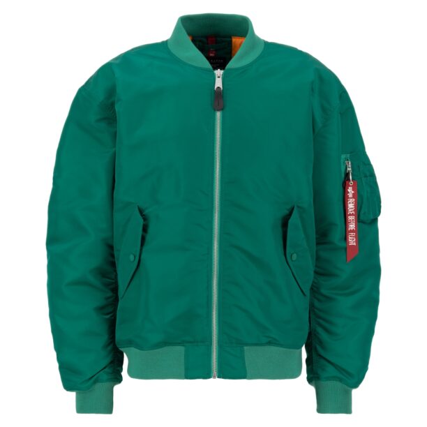 ALPHA INDUSTRIES Geacă de primăvară-toamnă  verde / roșu