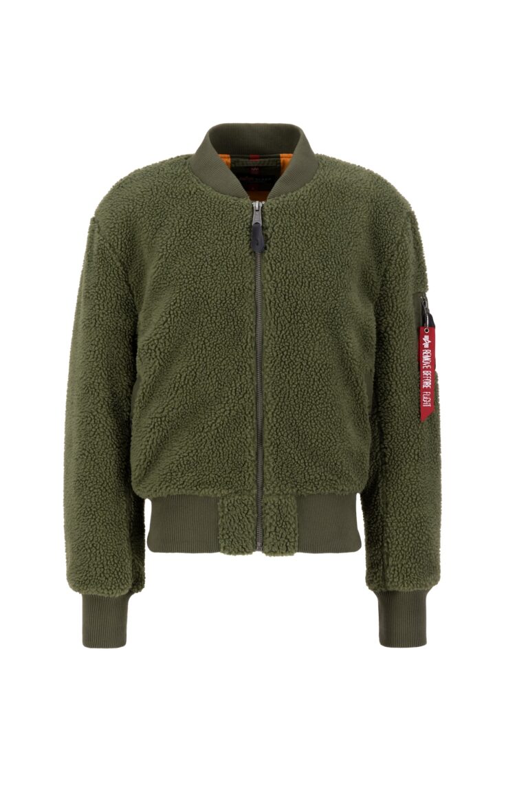 ALPHA INDUSTRIES Geacă de primăvară-toamnă  verde / sângeriu