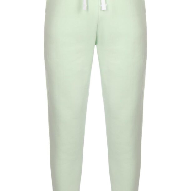 ALPHA INDUSTRIES Pantaloni 'EMB'  verde pastel / alb