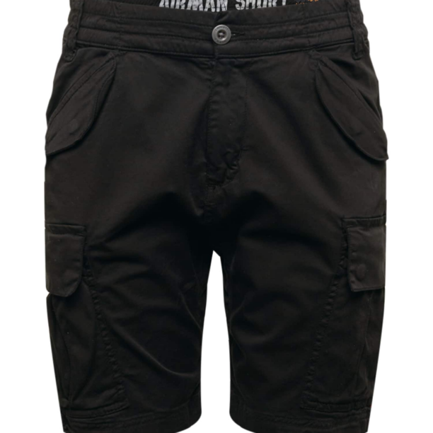 ALPHA INDUSTRIES Pantaloni cu buzunare 'Airman'  negru