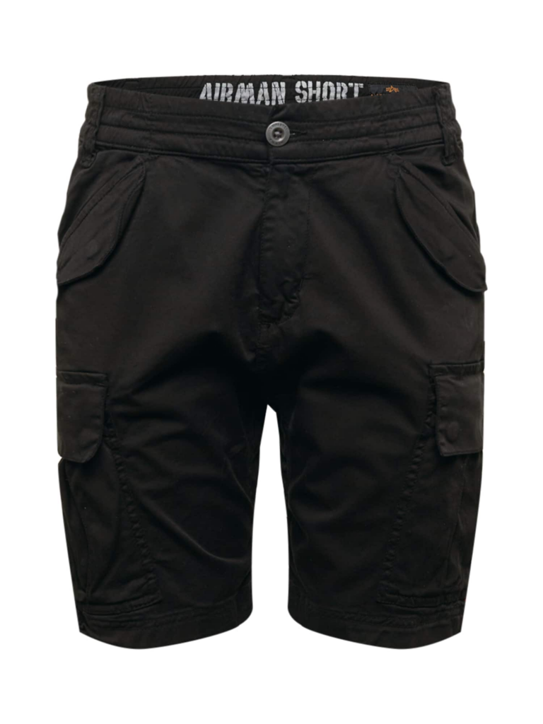 ALPHA INDUSTRIES Pantaloni cu buzunare 'Airman'  negru