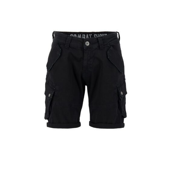 ALPHA INDUSTRIES Pantaloni cu buzunare 'Combat'  negru / alb