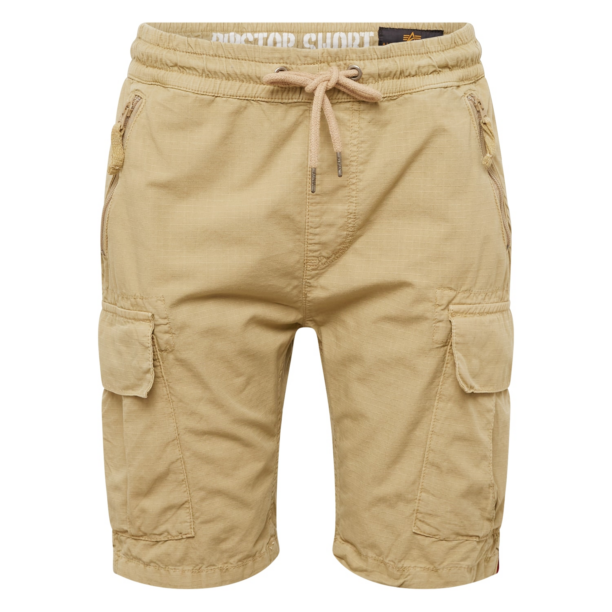 ALPHA INDUSTRIES Pantaloni cu buzunare  bej