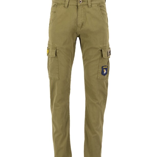 ALPHA INDUSTRIES Pantaloni cu buzunare  bleumarin / oliv / roșu / alb