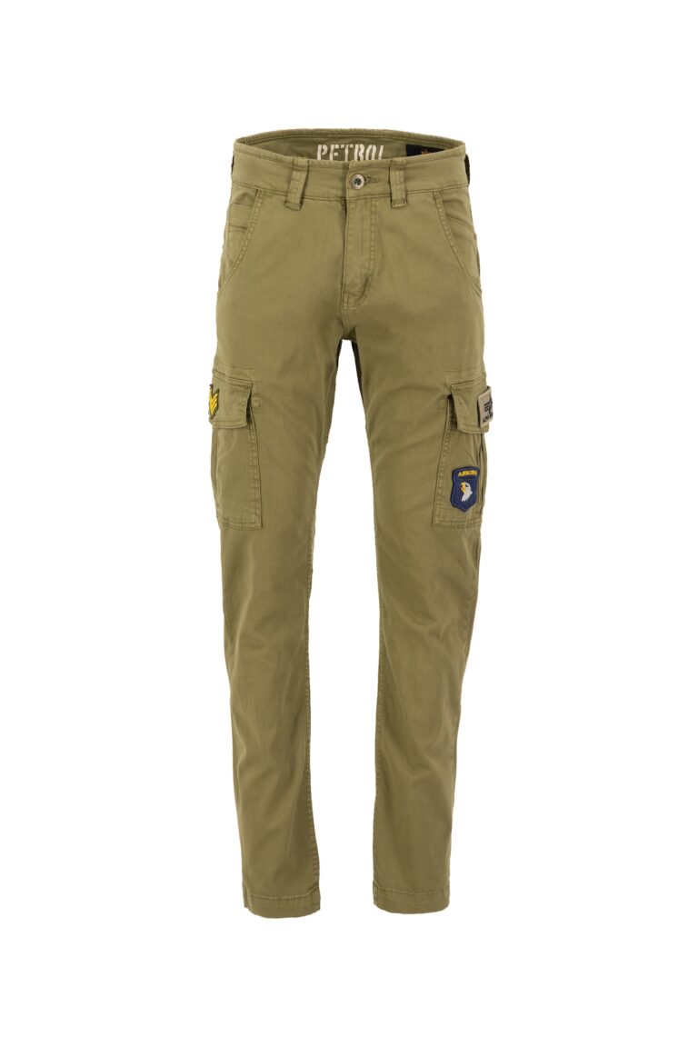 ALPHA INDUSTRIES Pantaloni cu buzunare  bleumarin / oliv / roșu / alb