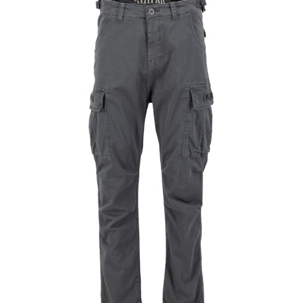 ALPHA INDUSTRIES Pantaloni cu buzunare  gri