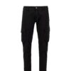 ALPHA INDUSTRIES Pantaloni cu buzunare  negru