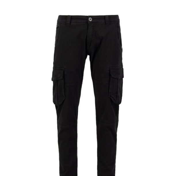 ALPHA INDUSTRIES Pantaloni cu buzunare  negru