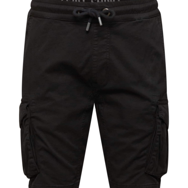 ALPHA INDUSTRIES Pantaloni cu buzunare  negru