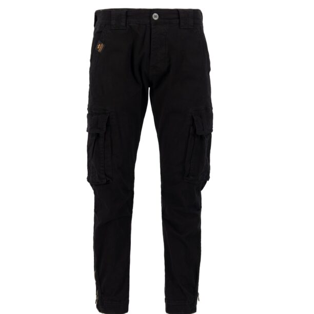 ALPHA INDUSTRIES Pantaloni cu buzunare  negru