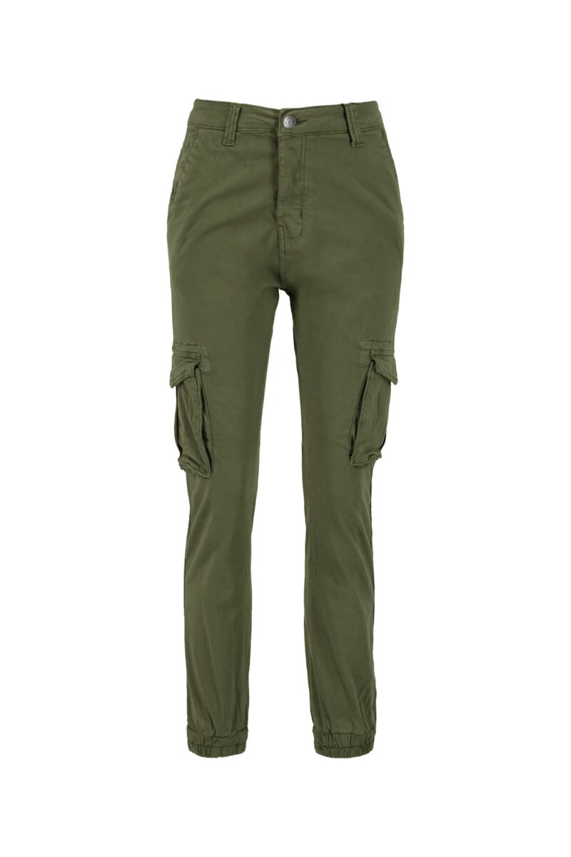 ALPHA INDUSTRIES Pantaloni cu buzunare  verde